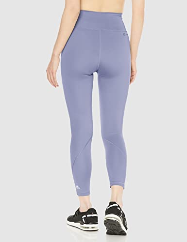 Adidas Optime Training 7/8 Tights R2167 Women's Silver Violet (HR9605) Size M