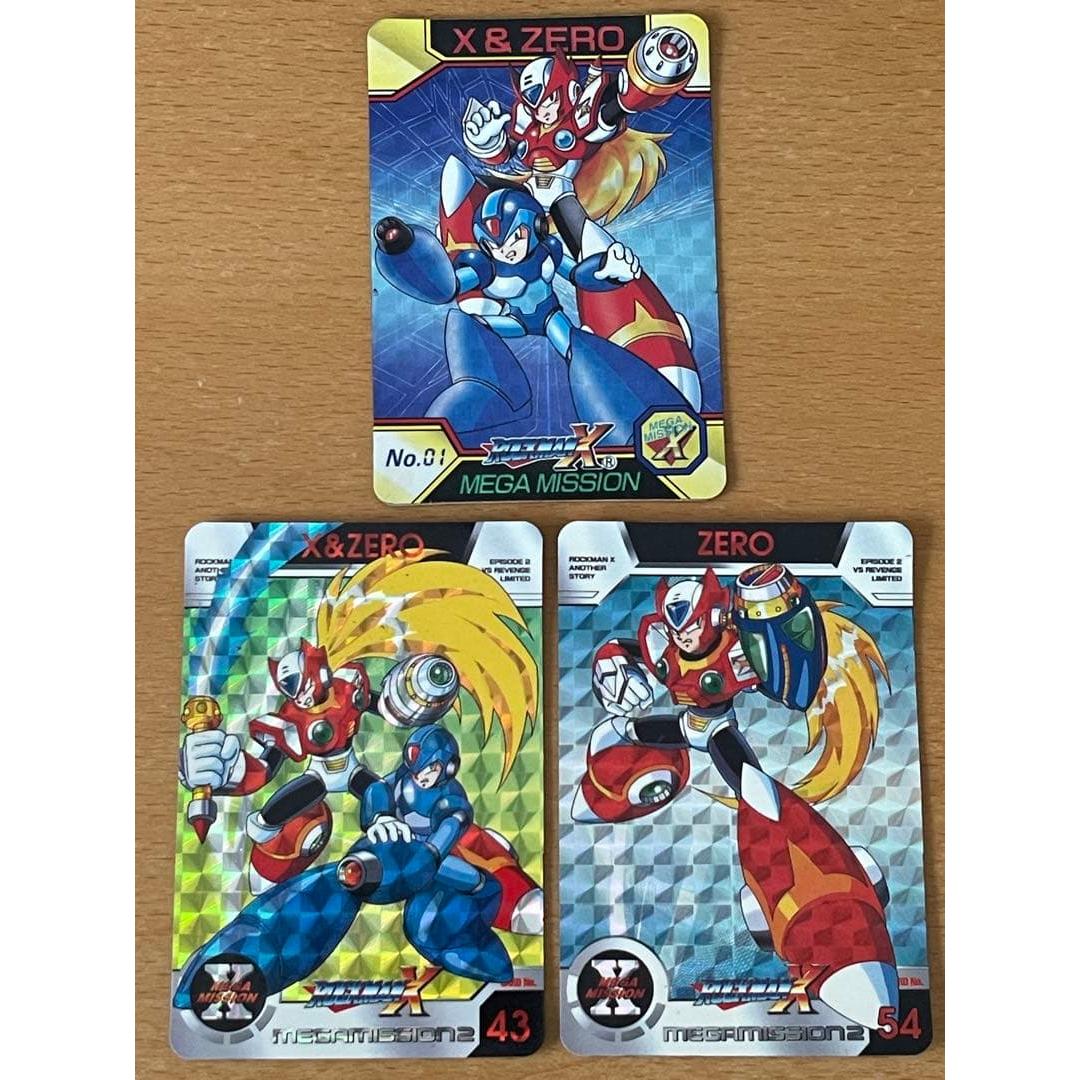 Used 3 Rockman cards