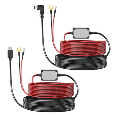 DashCam Hardwire Kit USB C Car Charger Cable DC12V To 24V To 5V for Dashboards Cameras Navigation Devices Power Cord