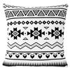 Cover Geometric Cushion Home Sofa Decor Black  White Linen Throw Pillow Case