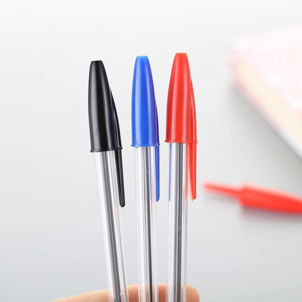 20Pcs Signing Pen Plastics Gel Pen Black/Red/Blue Longlasting Point Pens Ballpoint Pen Kids