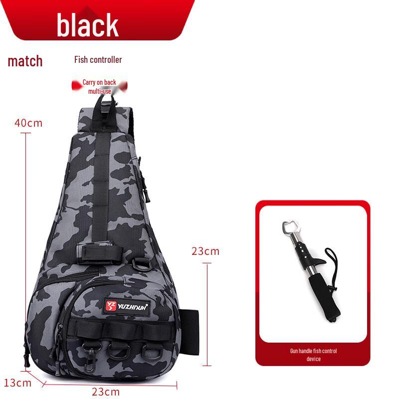 Brangdy Crossbody Fishing Tackle Backpack 25x20x41 cm