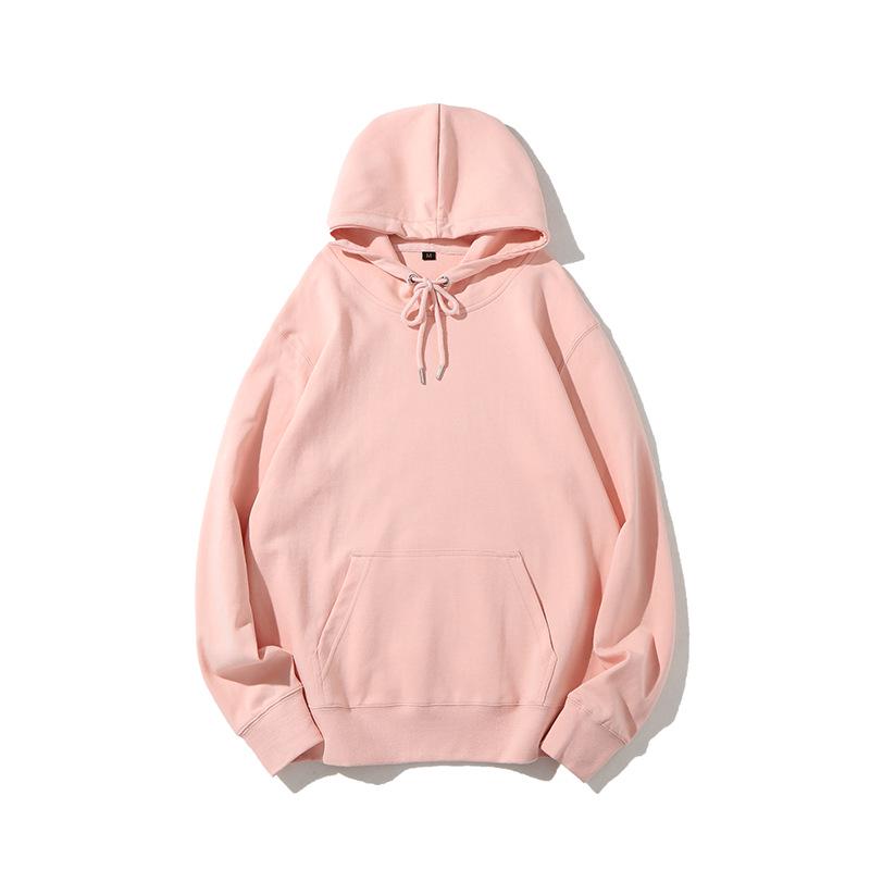 Men's 280g Solid Color Hoodie with Hood - Trendy Autumn/Winter Youth Fashion
