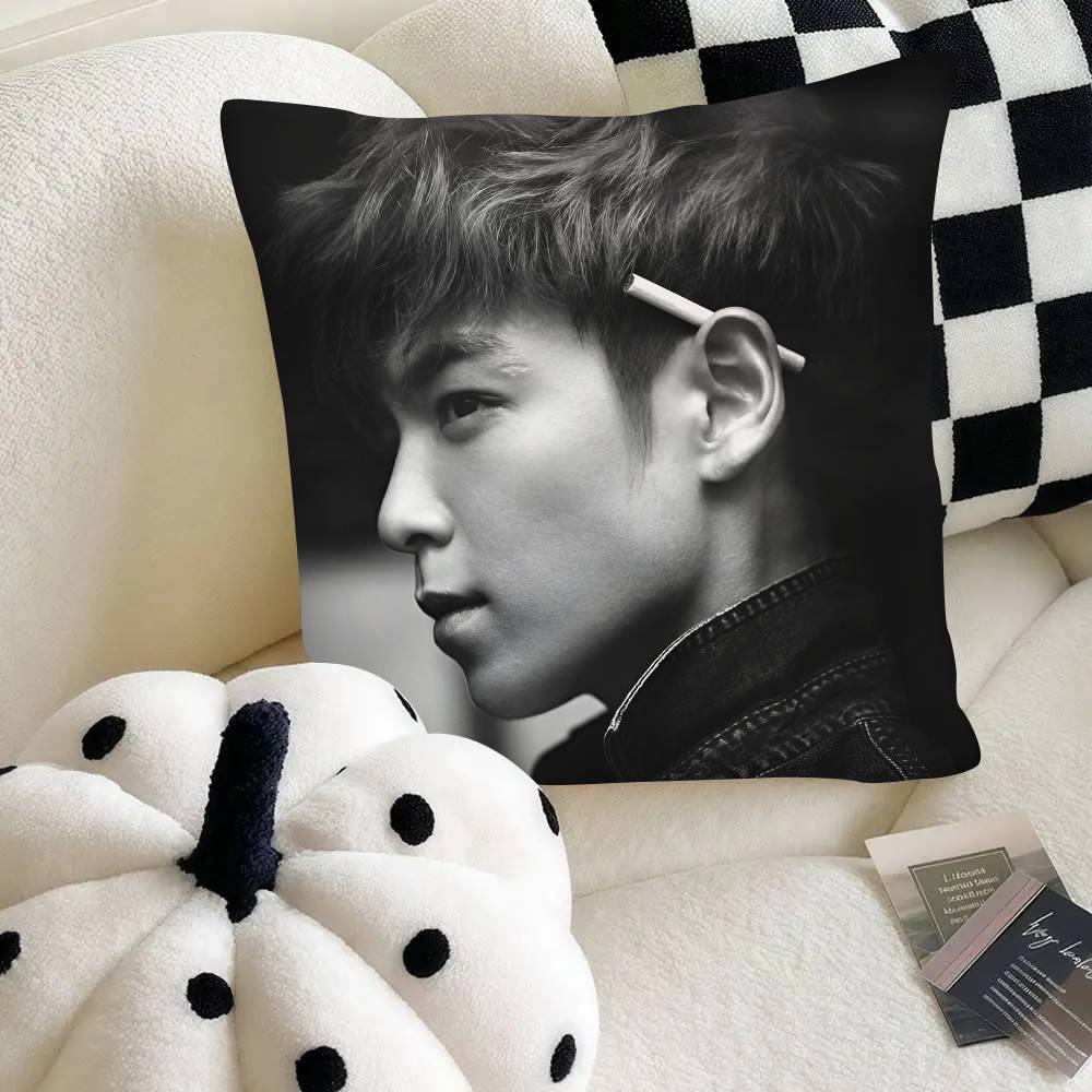Singer Seunghyun Pillow Case Fashion Square Pillowcase Bedroom Sofa Room Ins Decoration Leisure