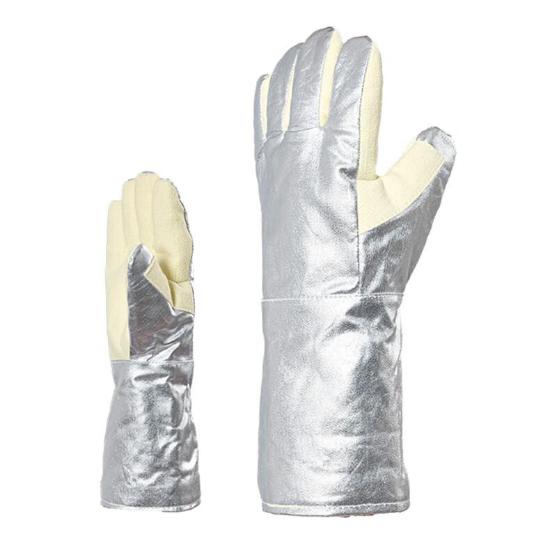 Junyu SF521-36 High-Temperature Aluminum Foil Heat Resistant Gloves One Size Fits All