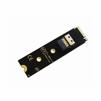 SFF-8654 PCIe NVMe Konverterkarte Datentransfer Speichererweiterung M.2 NVMe Adapterkarte Host-Controller für PC