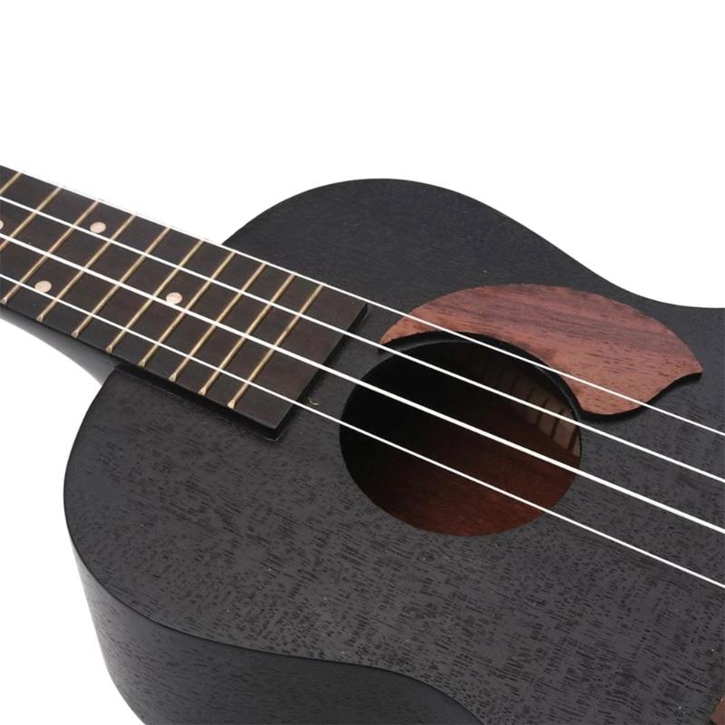 Anti-scratch Ukulele Pickguard Teardrop Shape Pick Guard Rosewood Shield Portable Ukulele Accessories for Ukulele Player