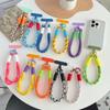 Fashion Strong Mobile Phone Lanyard Hanging Decoration Twist Rope Anti-loss Pendant Wrist Short Straps for All Phone Case