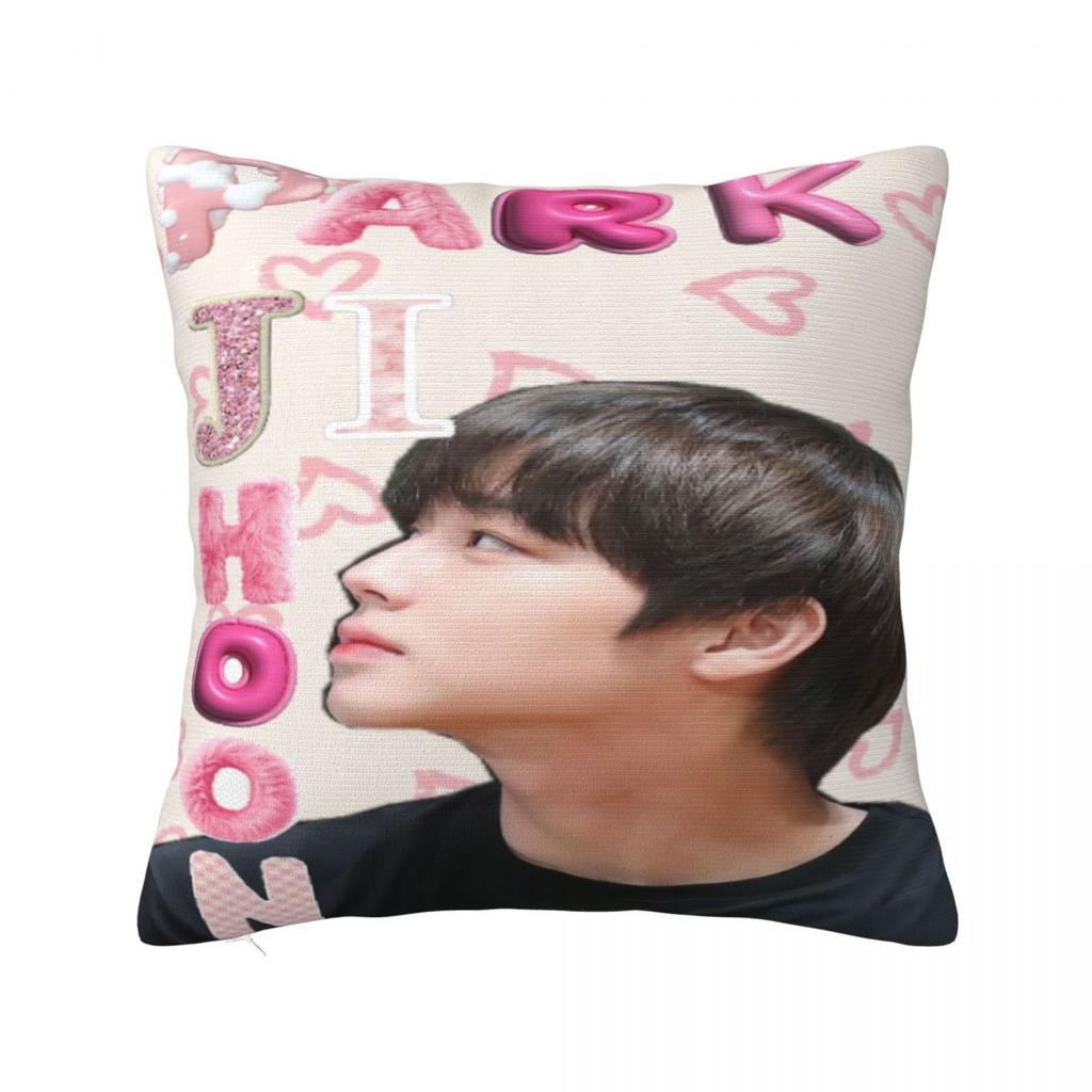 Park Ji Hoon Fan Dárková Povlak na polštář Merch Měkký Potah na polštář Povlaky na polštáře Dekorace na sedadlo S uzávěrem na zip Více velikostí