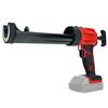 Electric Caulking Gun 10oz/300ml 4-Speeds Caulk Adhesive Gun Silicone Gun with LED Light for Milwaukee 18V Battery (No Battery)