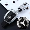 MVW1   1 PCS 14mm Car Key Sticker Car Badge Emblem Sticker For Mercedes Benz W203 W210 W211 W204 C E S CLS CLK CLA SLK  Car Styling