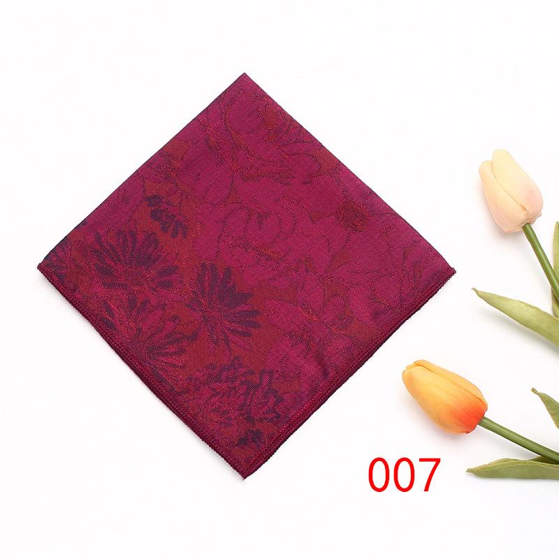 Men'S Business Suit Pocket Towel Pattern Wedding Chest Towel Handkerchief Banquet Small Square Towel Suit Accessories