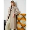 ELLE Women's French-Style Long Trench Coat