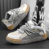 Originala Designermäns Sneakers Mode Utomhus Fritidssko Koreansk Version Street Skateboard Skor för Män Plattform Tenisskor