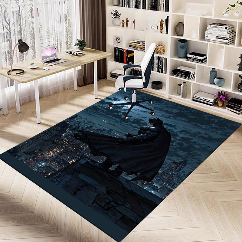 1pc Batman Night Cityscape Carpet, for Home & Office Decor, Desk Chair Carpet, Festive Gift,Conference Room CarpetL1069