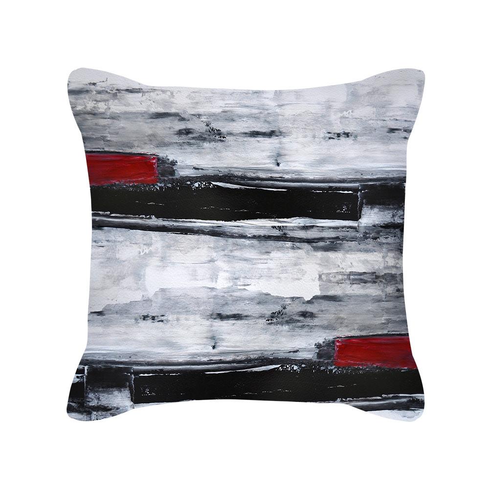 New European Style Golden Geometric Pattern Pillow Case Sofa Cushion Cover Home Supplies Pillow Case