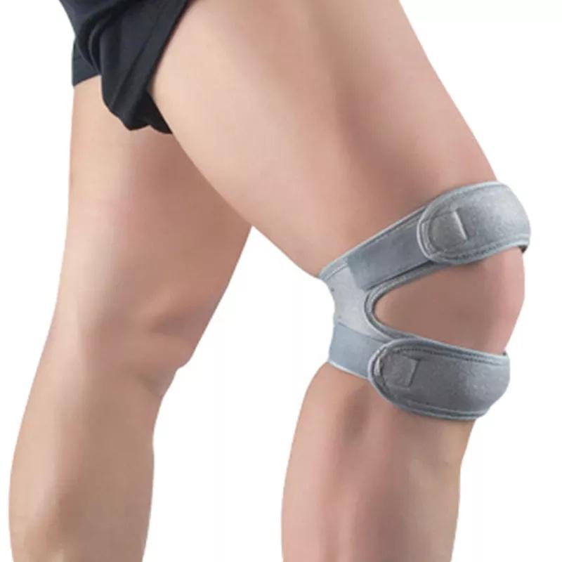 Sports Kneepad Double Patellar Knee Patella Tendon Support Strap Brace Pad Protector Open Fitness  Knee Wrap Band