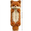 Zipper Closure Cartoon Plush Pencil Pouch Cute Personalized Stationery Buggy Bag  School Supplies