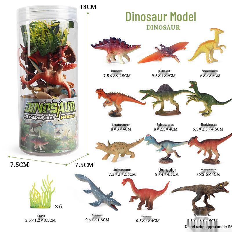 Mini Reptile & Wildlife Simulation Set: Deer, Platypus, Crocodile, Giraffe