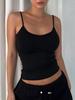 2025 Euro-American Women's Backless Solid Camisole Vest - Slim & Sexy Base Layer Outerwear