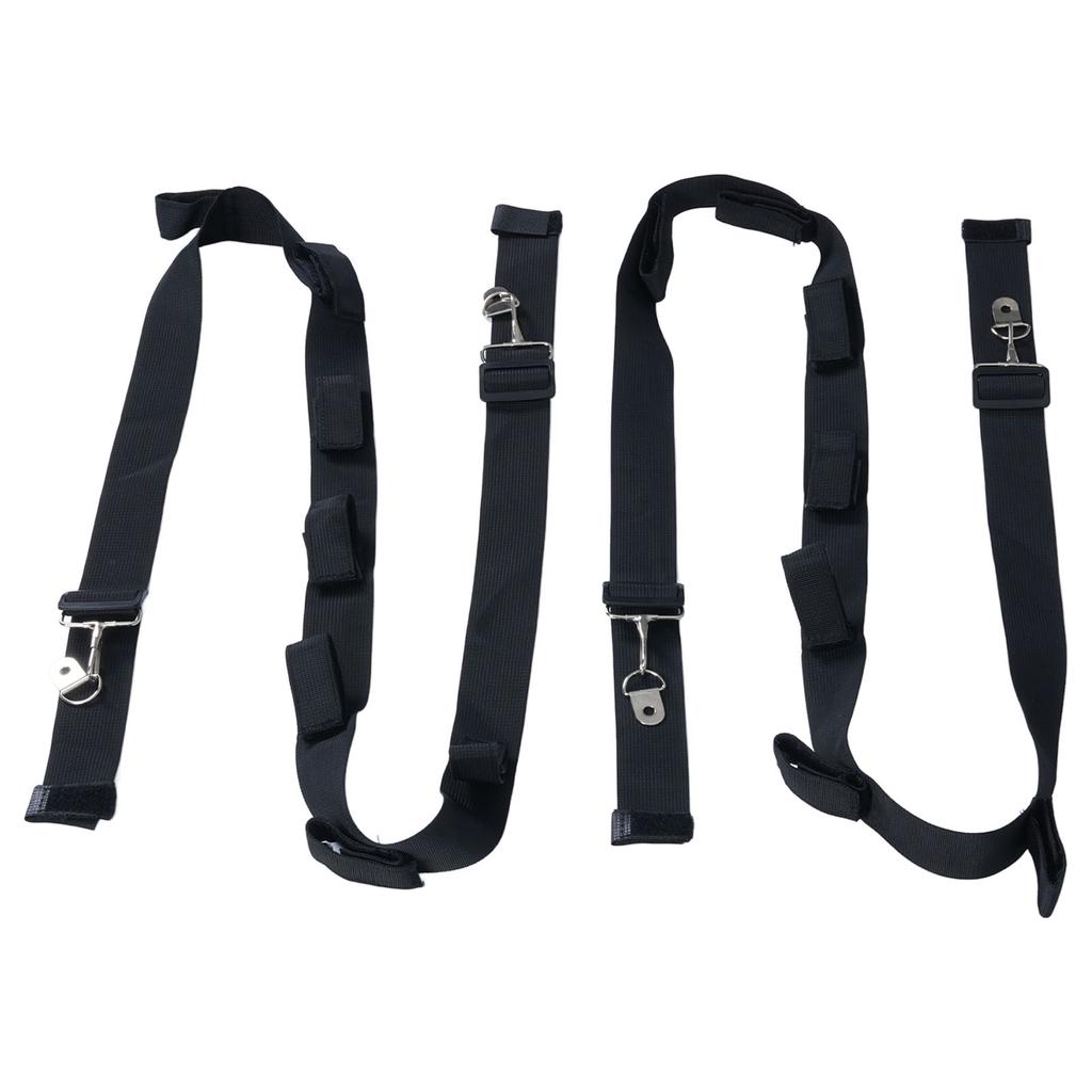 2Pcs Car Fishing Rod Holder Polyester Fishing Pole Rack Strap for SUV MVP RV Minivan