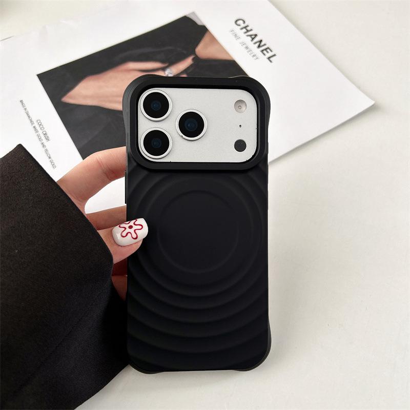 Hot Products Magnetic Mobile Phone Case for iPhone 17 Pro Max New Shockproof Ripple Phone Cover Business Phone Case Anti Shock