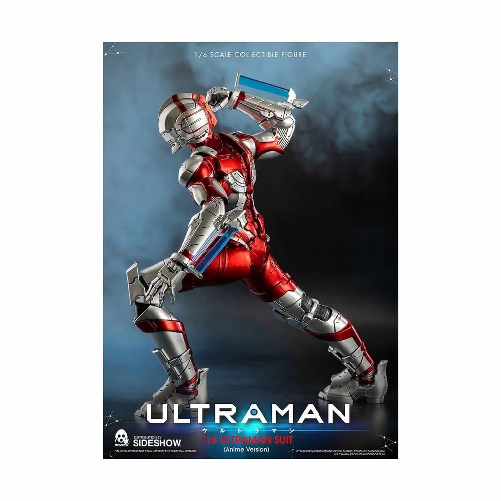 ThreeZero Ultraman 6 scale action multicolor (anime version) 1 figure,