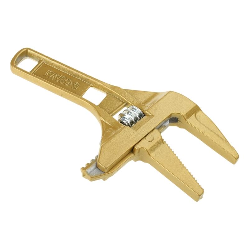 Adjustable Wrench Large Opening Bathroom Spanners Wrenches Wide Jaw 6-68mm Aluminum Alloy Spanners Wrenches