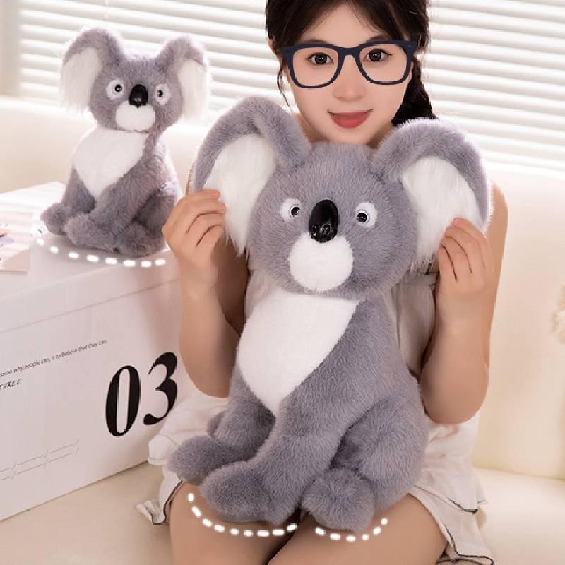 Realistic Koala Plush Toy Adorable Stuffed Animal Zoo Souvenir Perfect For Kids