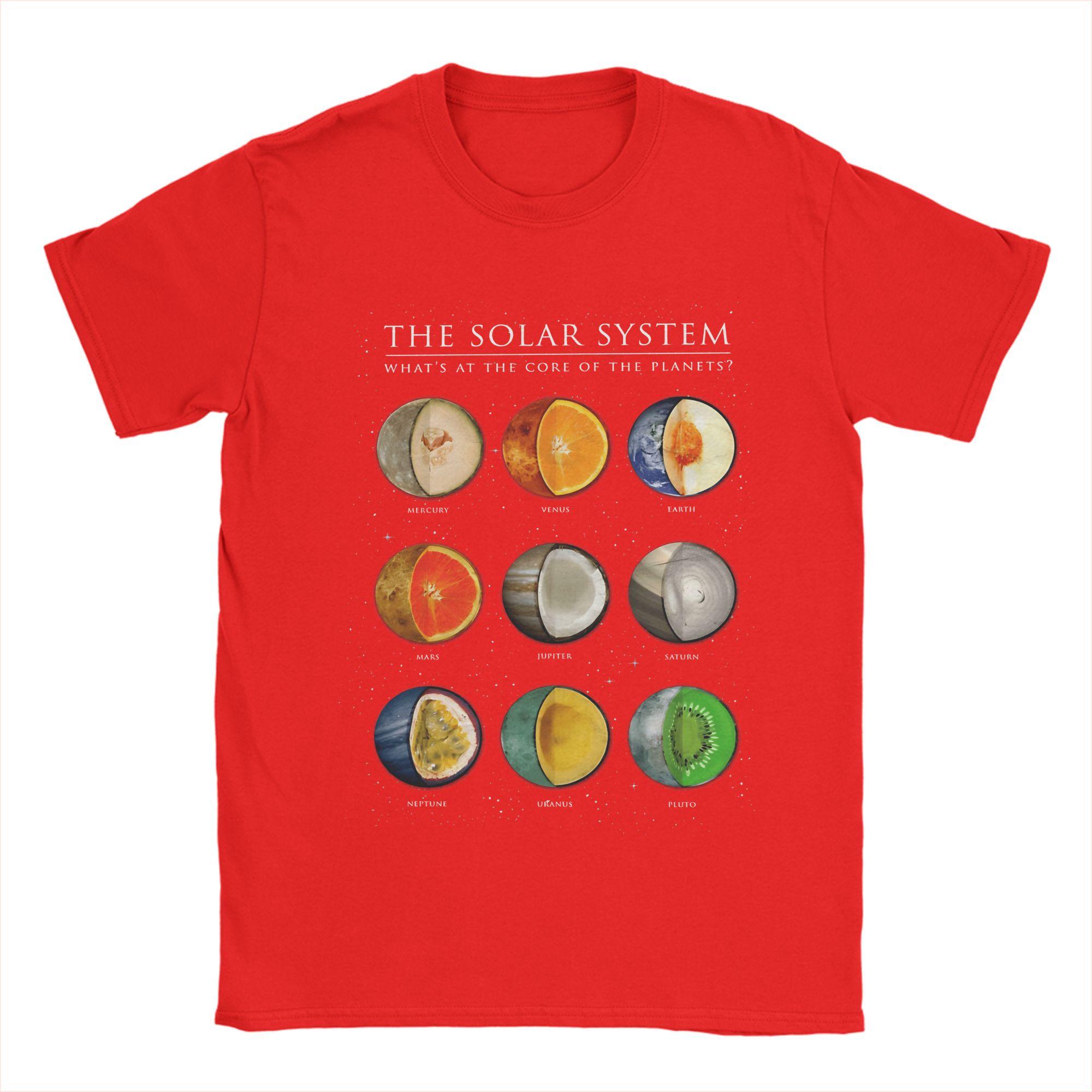 

The Solar System T Shirt Summer Leisure TShirts Unisex Cotton Crew Neck Oversized Tees ShortSleeved Y2K Funny Tops S