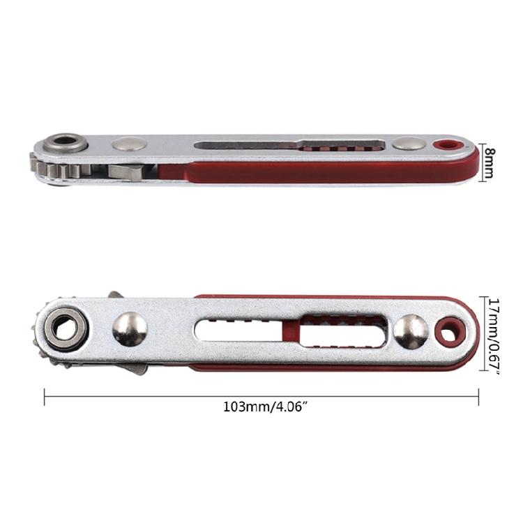 Ergonomic Mini Ratchet Wrench Comfortable Grip Screwdriver Durable for Easy Use