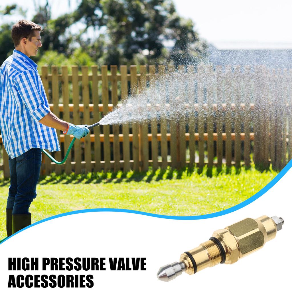 Pressure Washer Pump Unloader Valve Kits Brass Unloader Valve Replacement Unloading Valve for RMV/RMW RMV2.5G30 RMW2.2G