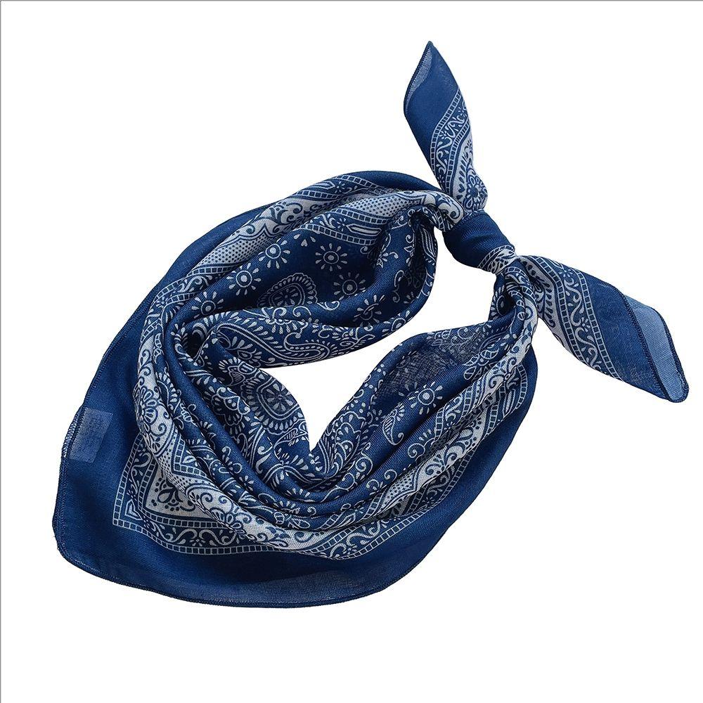 Women's Premium Versatile Small Square Scarf: Unique Paisley Design Head Cover & Neck Scarf