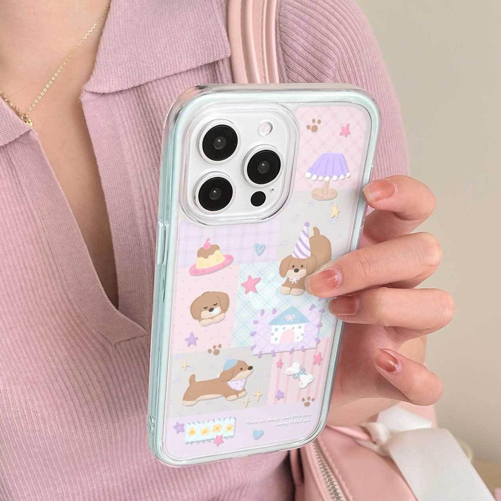 For Apple Mobile Phone Protective Case, Cute Three-in-one Mobile Phone Case for Apple Mobile Phone Protective Case, High-end New Style
