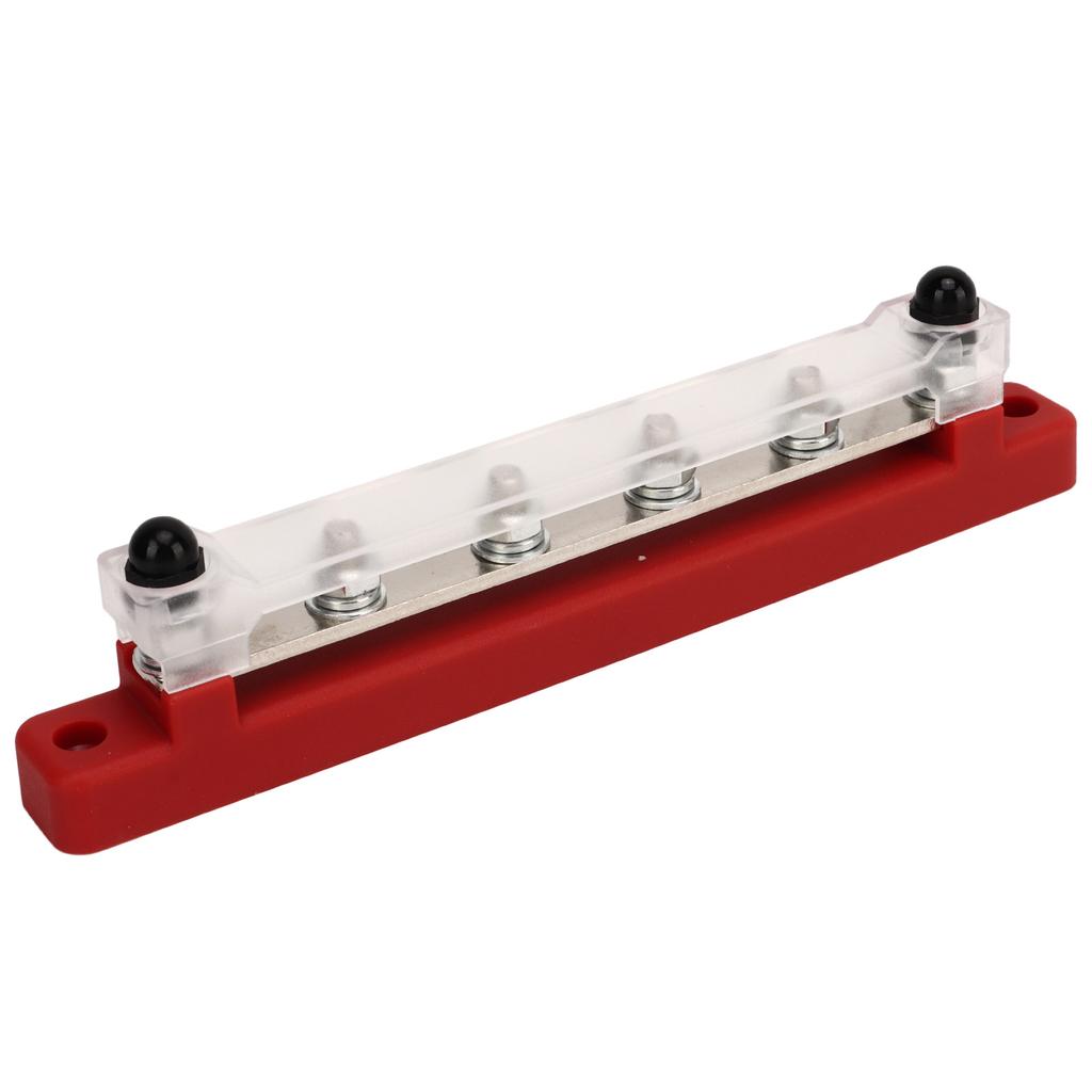Power Distribution Block M6 Screw 6 Terminal Bus Bar 12V‑48V 150A for Automobile Boat