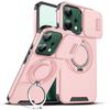 For Oppo Reno 15 Pro Case, Magnetic Camera Cover Phone  Case Cover with 360° Rotating Ring Holder for Oppo Reno 15 F/Reno 14/Reno 13 Pro