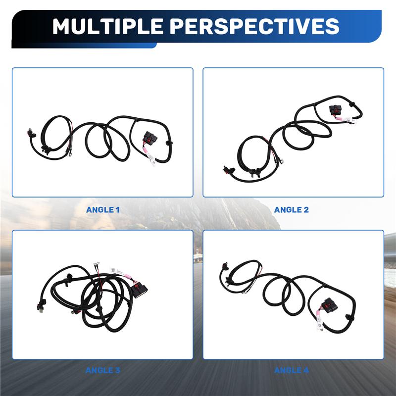 L10A For Tesla Model Y 2024 Front Bumper Reversing Radar Wiring Harness Belt Fog Lamp Interface 1489045-04-D 148904504D