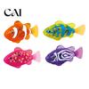Glowing Fish Toy 4/6Pcs Water-Activated Electronic Toy, Waterproof Robotic Swimming with LED Light, Interactive for Bathtub, Pool, Aquarium