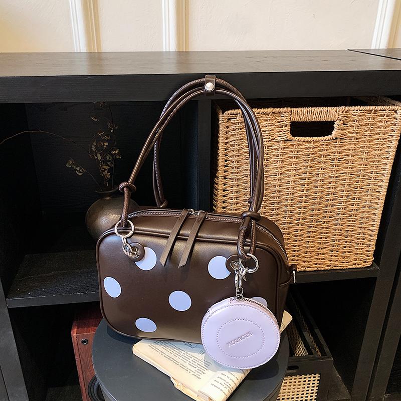 2026 Spring & Summer New Style PU Square Shoulder Bags Exquisite Cute Dots Hot Trendy Stylish Design Crossbody Bags for Women