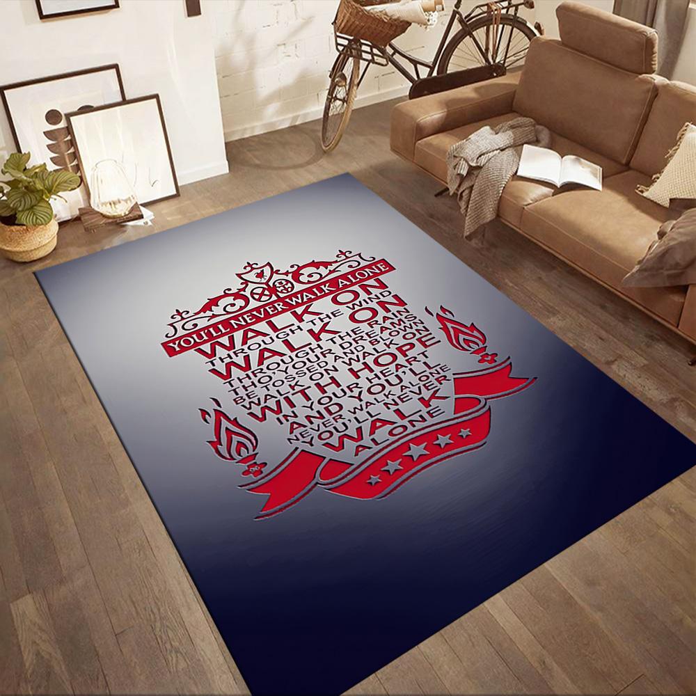 Liverpool Football Club Floor Mat Perfect For Decorate Room Foyer Bedrooms Outdoor Antislip Carpet Office Home Decor