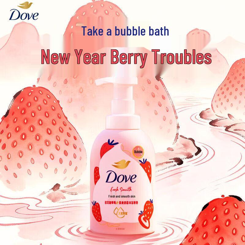 

Dove Sweet Strawberry Oatmeal Milk Bath Foam