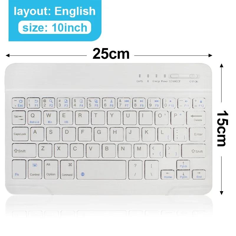 Bluetooth Keyboard for iPad 10th Generation iPad Pro 13 12 11 10 9 8 7 Inch iPad Air 13 11th iPad Mini Samsung Tablets