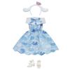 TAKARA TOMY My Sanrio Dress Cinnamoroll Pretend Play Ages 3 and Up Licca-chan Dress, Choice, Characters, One-Piece & Headband, Dress-Up, Toy,