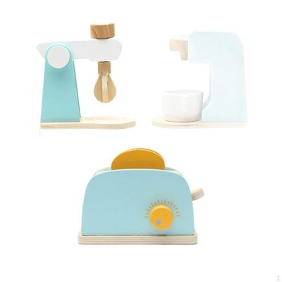 3Pcs Kitchen Toy Set Baking Mixer Playset Colorful Pretend Early Learning for Boys Girls 2-4
