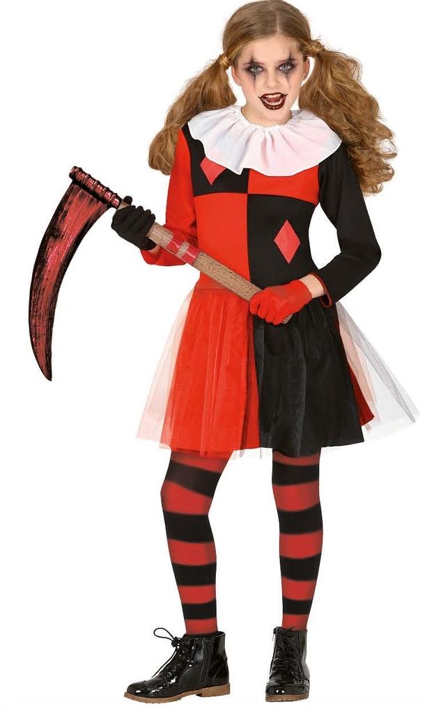 Harlequin Halloween Costume 7-9 Years