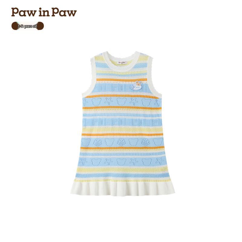 

PawinPaw Cartoon Bear Sleeveless Midi Dress for Girls 140
