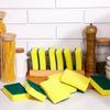 Heavy Duty Dish Sponge Cleaning Dish Scrubber Sponge for Home and Kitchen Stink-Free Cleaning Supplies for Pots Pans