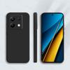 For Xiaomi Poco X6 5G Case Cover For Poco X6 5G Bumper Soft Liquid Silicone Candy Color Full Case For Poco X6 5G Case