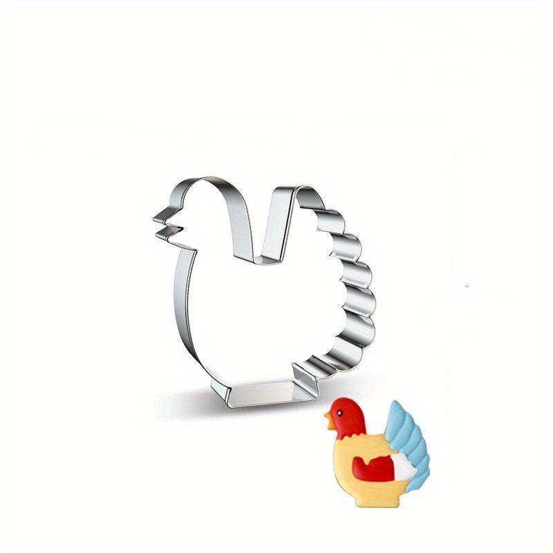 1pc Stainless Steel Cookie Molds, Cutters Tools, Maple Leaf Hen Squirrel Pine Nut Shaped Baking Mold-Perfect for Cookie Making