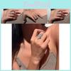 Chic Retro Inspired Full Diamond Zirconia Inlaid Fashion Ring For Women